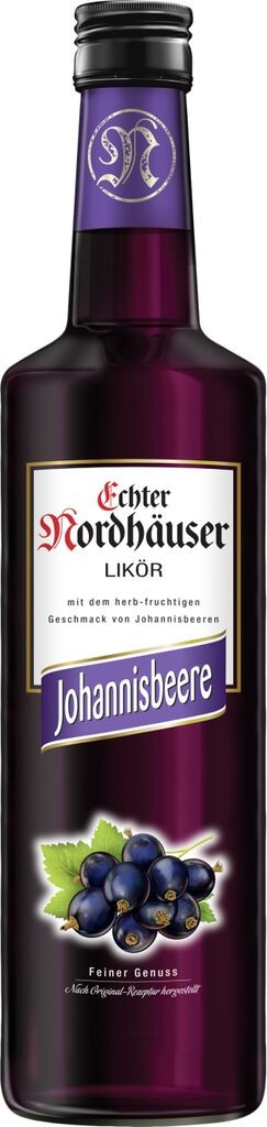 Echter Nordhäuser Johannisbeere Fruchtlikör 18% 07l  Nordbrand Nordhausen GmbH 