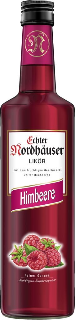 Echter Nordhäuser Himbeere Fruchtlikör 18% 07l  Nordbrand Nordhausen GmbH 