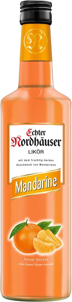 Echter Nordhäuser Mandarine Fruchtlikör 16% 07l  Nordbrand Nordhausen GmbH 