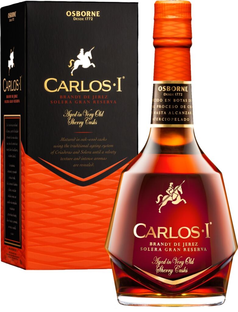 Carlos I Brandy de Jerez Solera Gran Reserva 40% vol Bodegas Osborne 