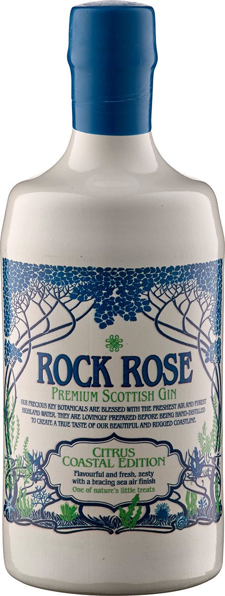 Rock Rose Gin Citrus Coastal Edition  Dunnet Bay Distillery Schottland