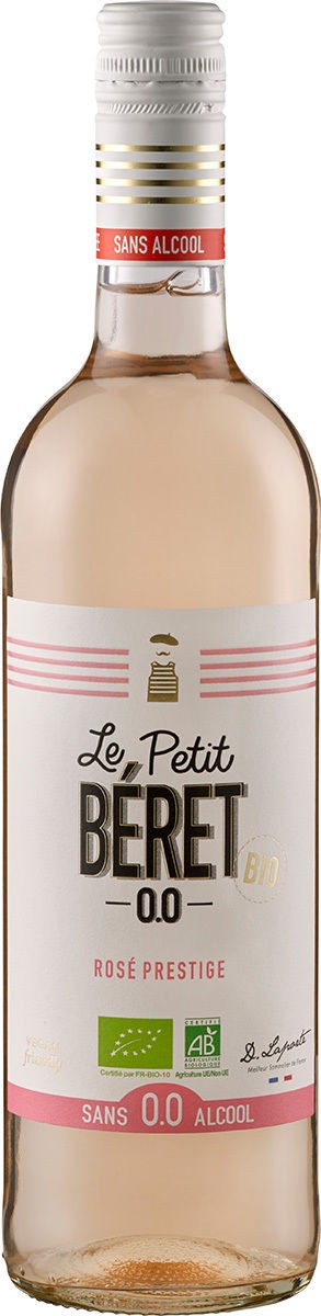 Le Petit Béret Rosé Prestige - Alkoholfrei -Bio  Le Petit Béret Occitanie