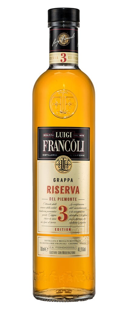 Grappa Riserva 3 Edition Luigi Francoli 