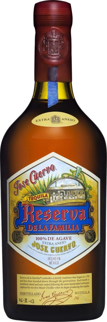 Jose Cuervo Reserva de la Familia 38% vol, 100% Agave Extra Añejo Tequila Jose Cuervo 