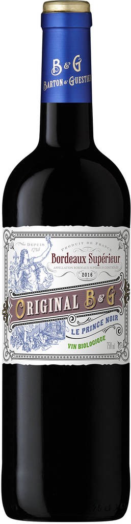 B&G Original Bdx Superieur Le Prince Noir 2016 Saint Aubin de Brann Bordeaux