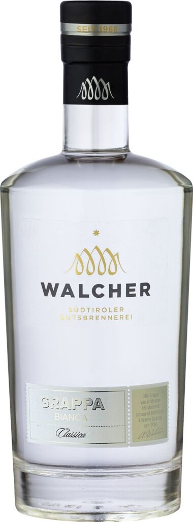 Walcher Grappa Bianca Classica 38% vol Alfons Walcher 