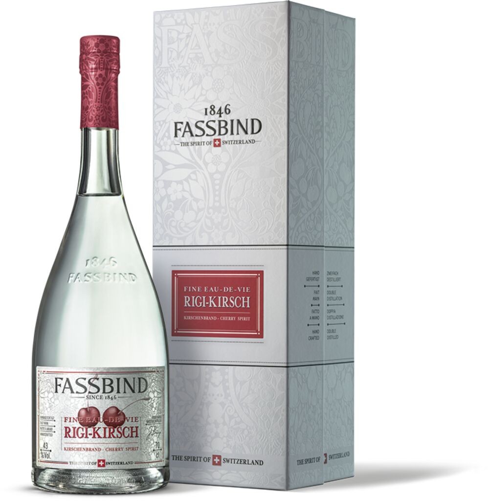 Fassbind Eau de Vie Rigi Kirsch 43% 0,7l  S. Fassbind AG Schweiz andere