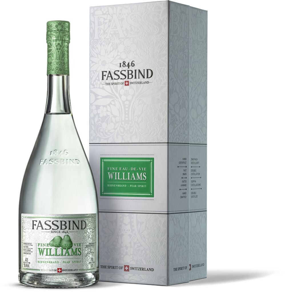 Fassbind Eau de Vie Williams 43% 0,7l  S. Fassbind AG Schweiz andere