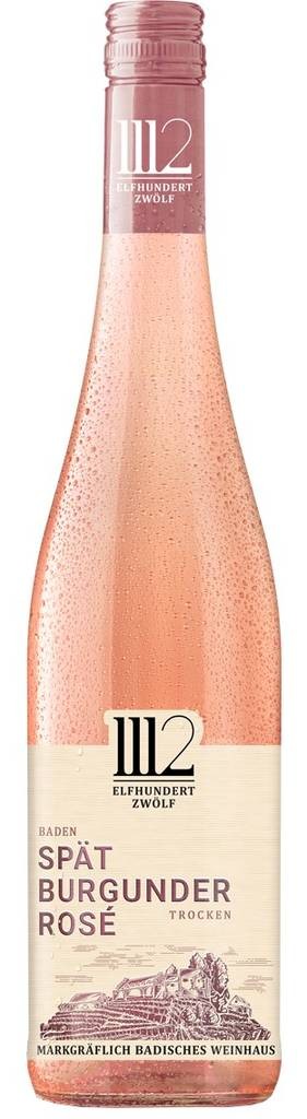 Markgräflich Badisches Weinhaus »Elfhundertzwölf« Spätburgunder Rosé 2019 Weingut Markgraf von Baden Baden