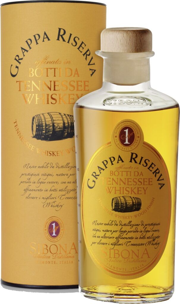 Sibona Grappa Riserva Botti da Tenessee Whiskey 40% vol in GP Distillerria Sibona 