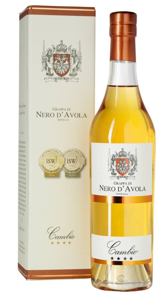 Cambio Grappa Di Nero D´Avola 40%vol Cascina della Francesca Distilleria Berta Piemont