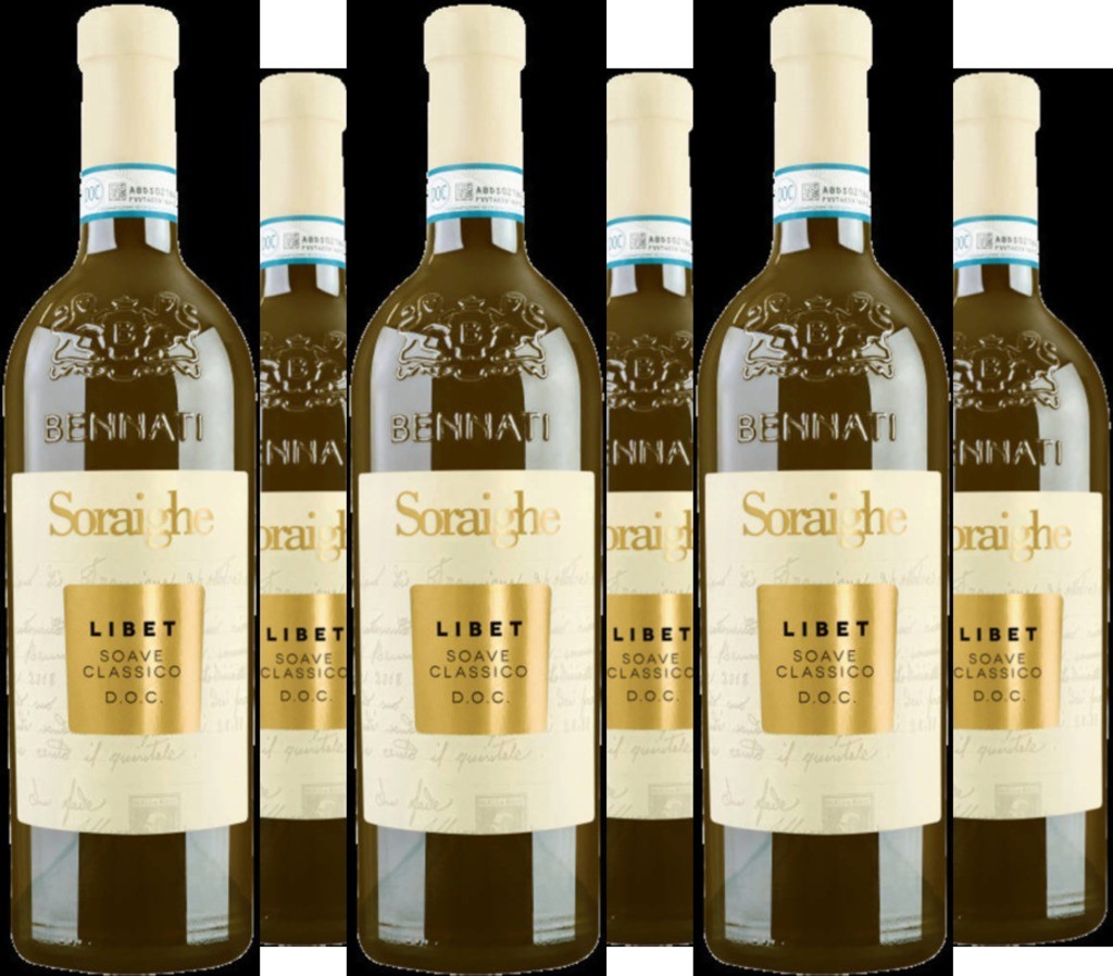 6er Vorteilspaket Soave Libet Soraighe DOC