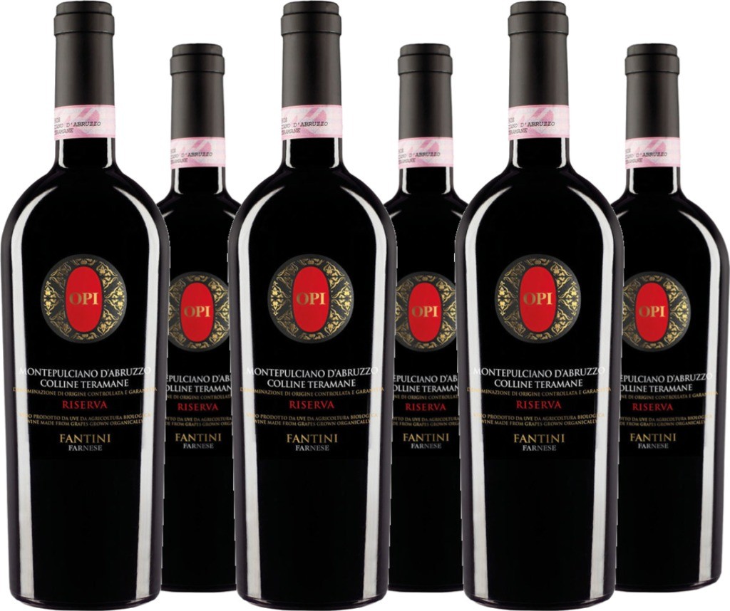 6er Vorteilspaket Opi Montepulciano d'Abruzzo Colline Teramane DOCG Riserva