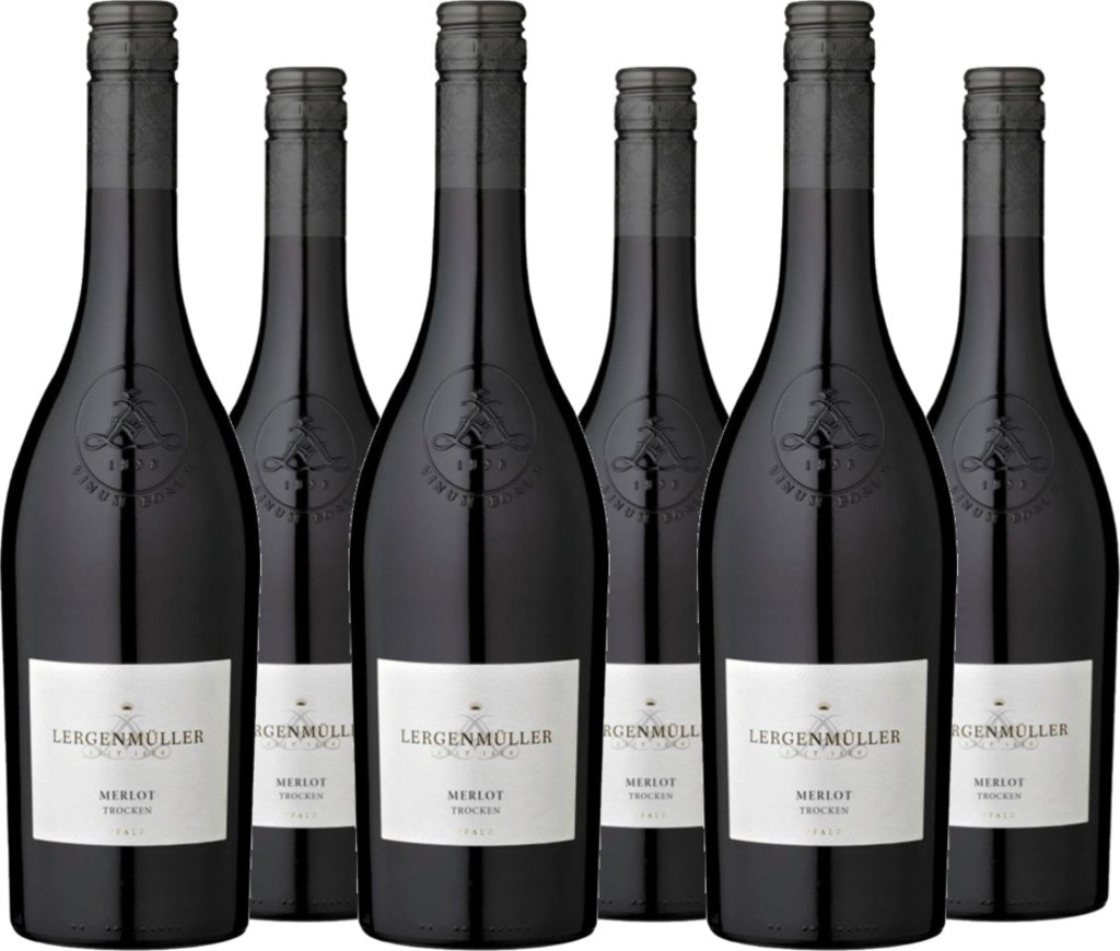 6er Vorteilspaket Merlot QbA trocken