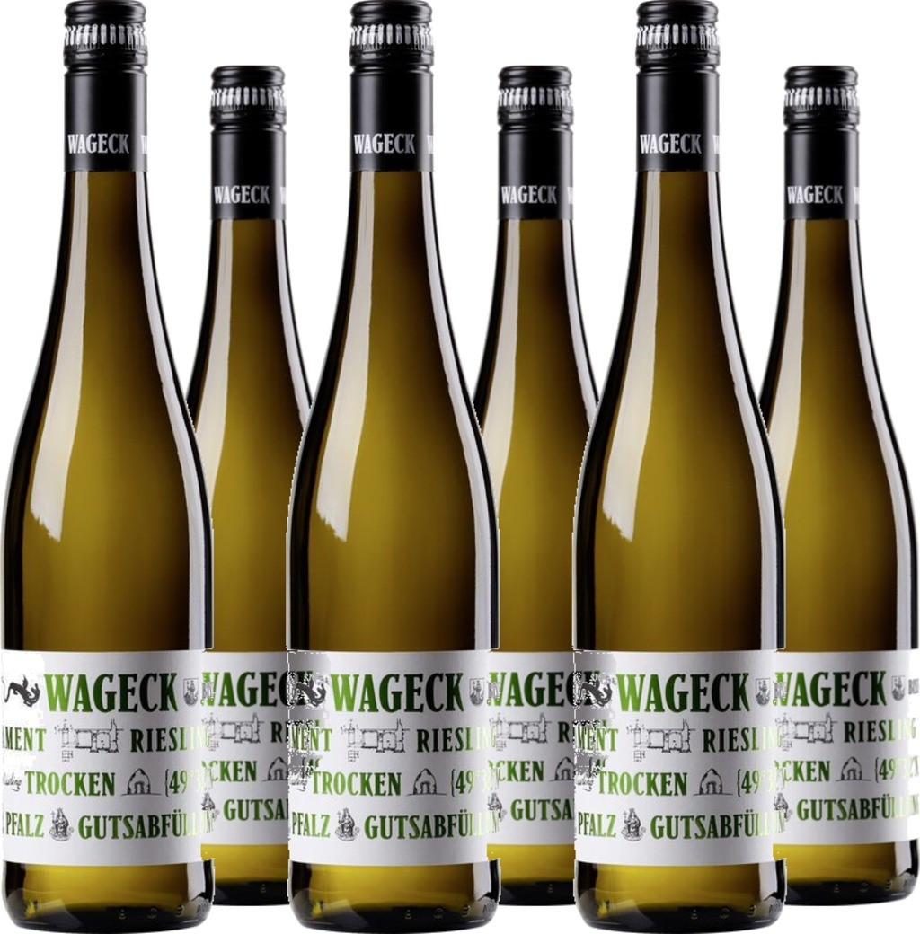 6er Vorteilspaket Riesling Fundament QbA trocken