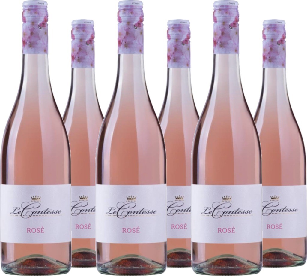 6er Vorteilspaket Rosé Frizzante Marca Trevigiana IGT Le Contesse