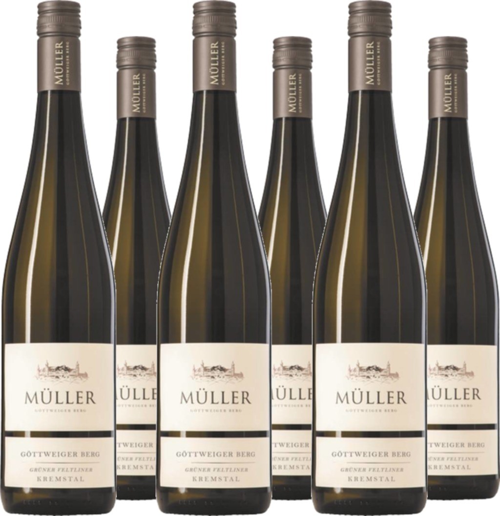 6er Vorteilspaket Grüner Veltliner Kremstal DAC Göttweiger Berg