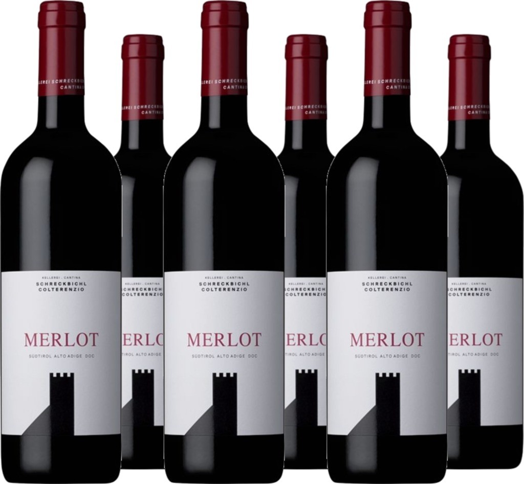 6er Vorteilspaket Merlot Südtirol DOC Schreckbichl