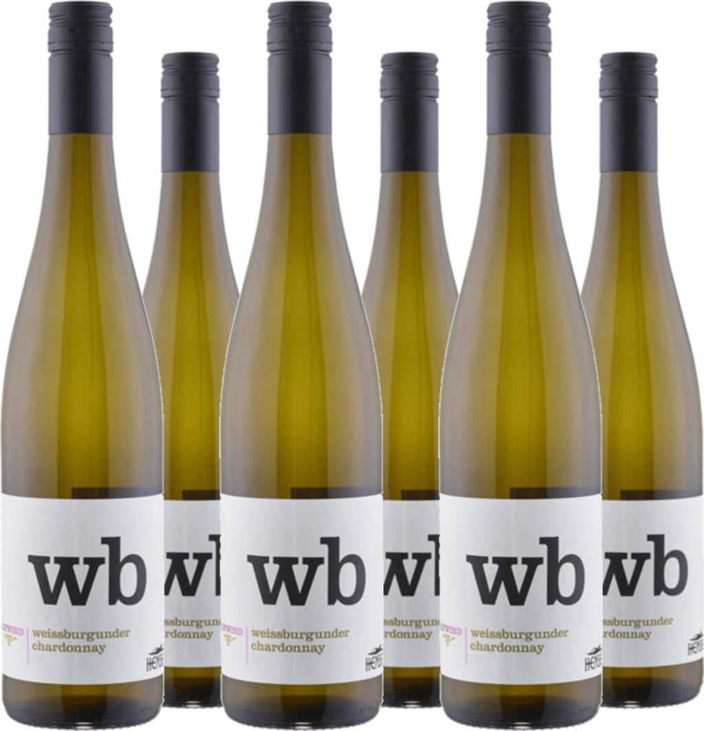 6er Vorteilspaket Hensel Aufwind Weißburgunder & Chardonnay trocken