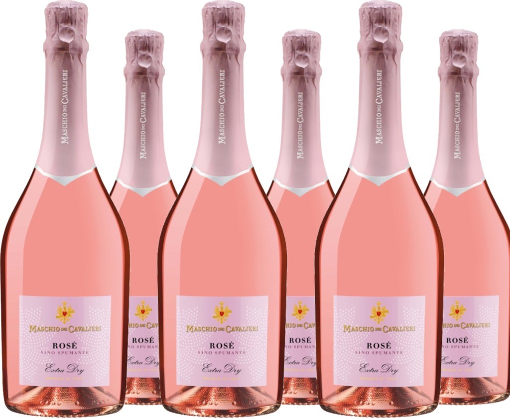 6er Vorteilspaket Rosé Spumante Maschio dei Cavalieri Extra Dry