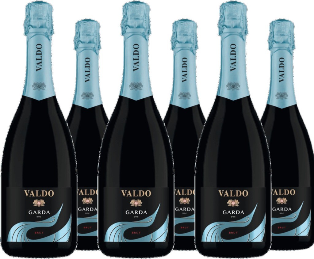 6er Vorteilspaket Valdo Spumante Brut Garda DOC