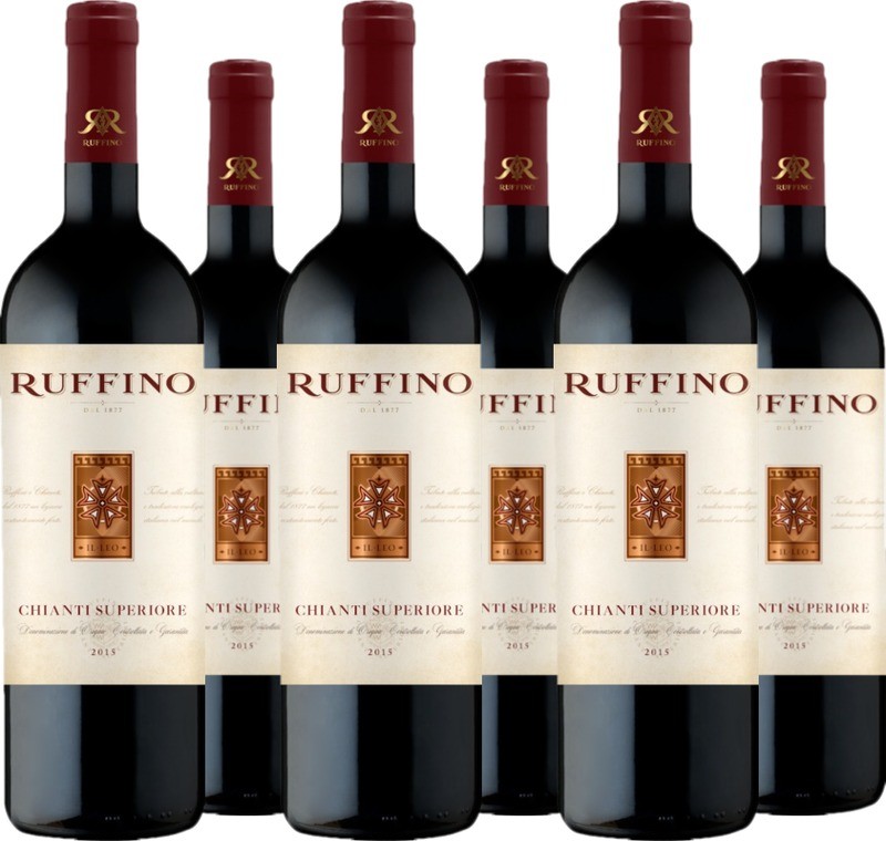 6er Vorteilspaket Ruffino Il Leo Chianti Superiore DOCG