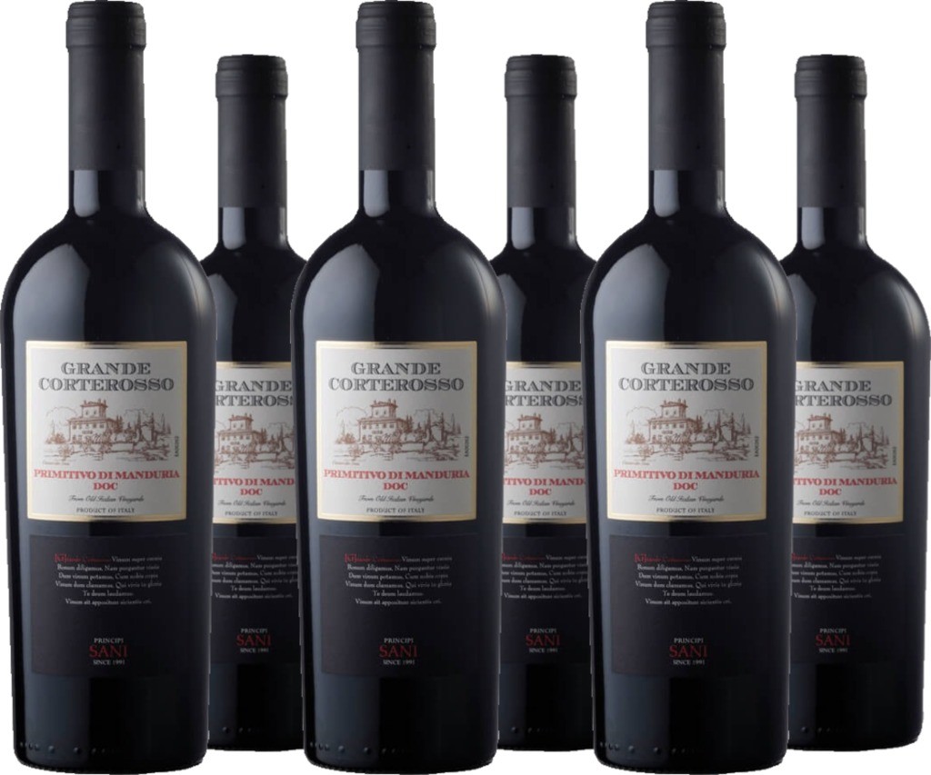 6er Vorteilspaket Primitivo di Manduria DOC Grande Corterosso