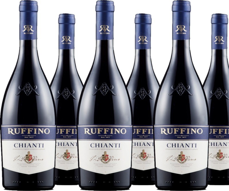 6er Vorteilspaket Ruffino Chianti DOCG