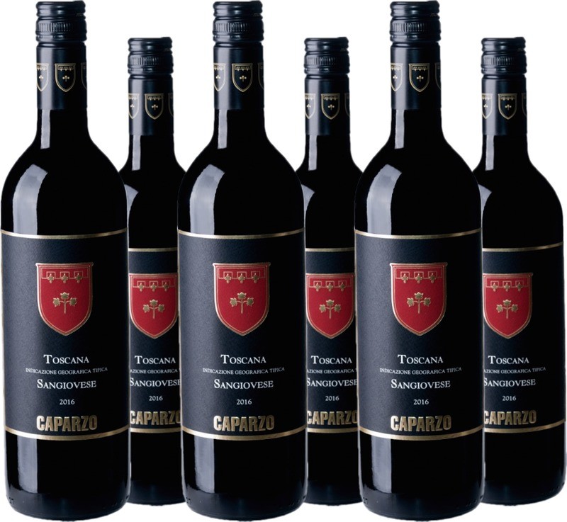 6er Vorteilspaket Sangiovese Toscana Tenuta Caparzo IGT