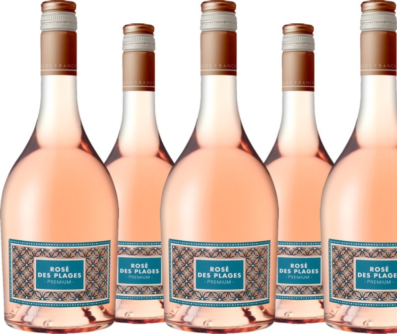 6er Vorteilspaket Rosé des Plages Premium Gris Mont Baudile IGP