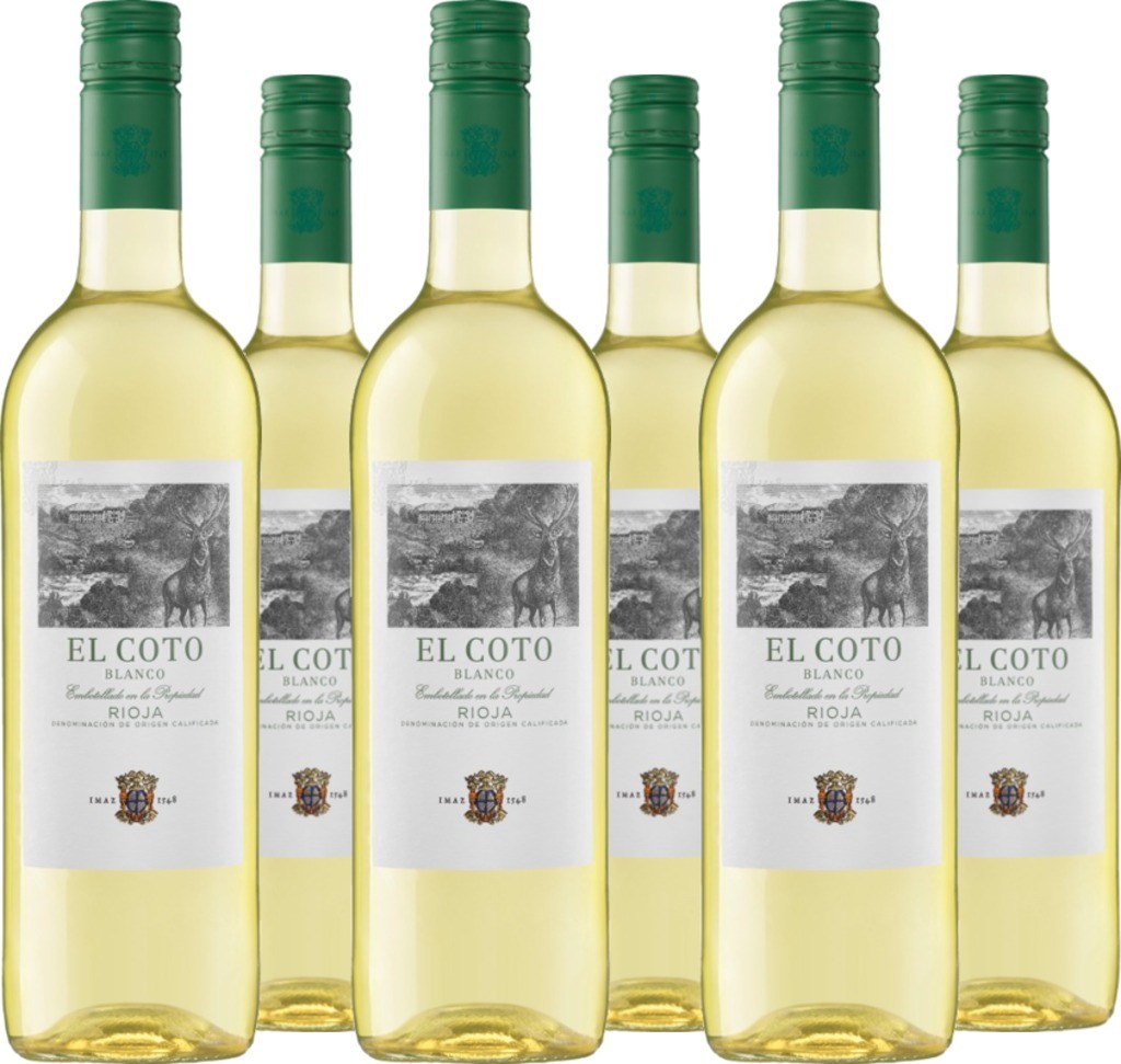 6er Vorteilspaket Rioja El Coto blanco DOCa