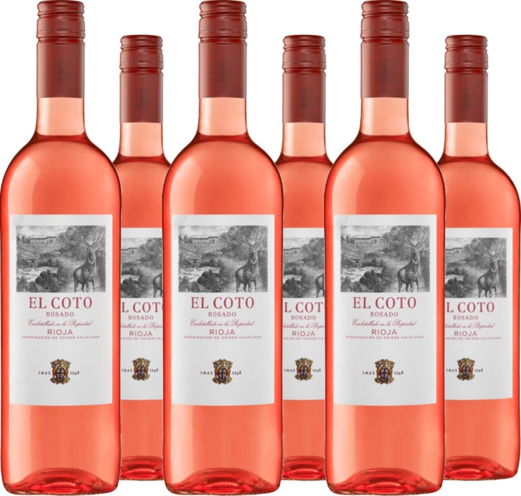 6er Vorteilspaket Rioja El Coto rosado DOCa