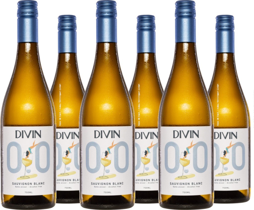 6er Vorteilspaket Divin Sauvignon Blanc 0.0%