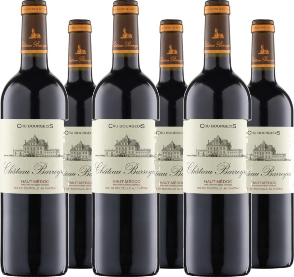 6er Vorteilspaket Château Barreyres Haut Médoc Cru Bourgeois