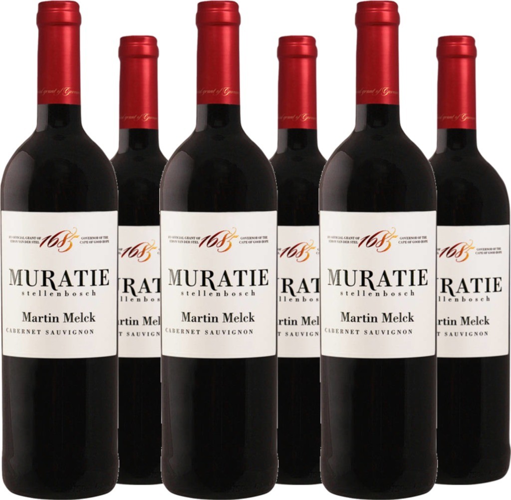 6er Vorteilspaket Muratie Wine Estate Martin Melck Cabernet Sauvignon