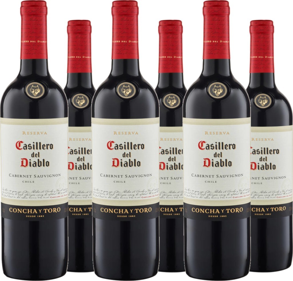 6er Vorteilspaket Casillero Del Diablo Cabernet Sauvignon