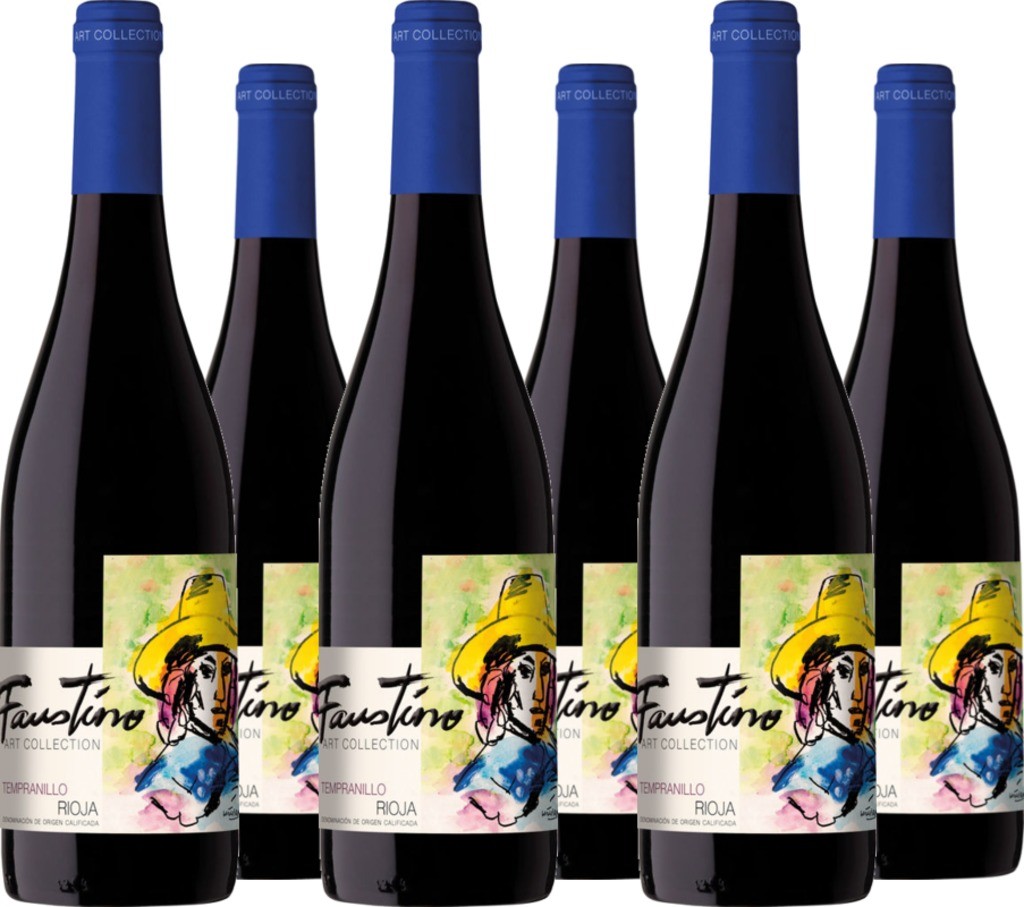 6er Vorteilspaket Faustino Art Collection Tempranillo