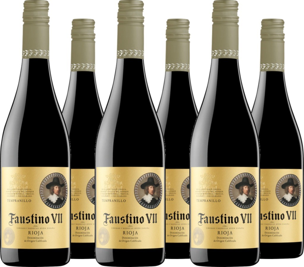 6er Vorteilspaket Faustino VII Tinto