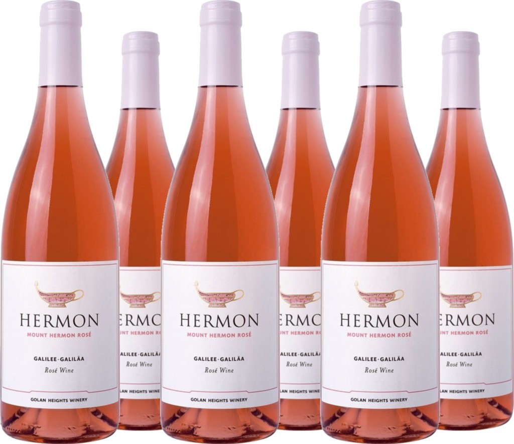 6er Vorteilspaket Mount Hermon Rosé