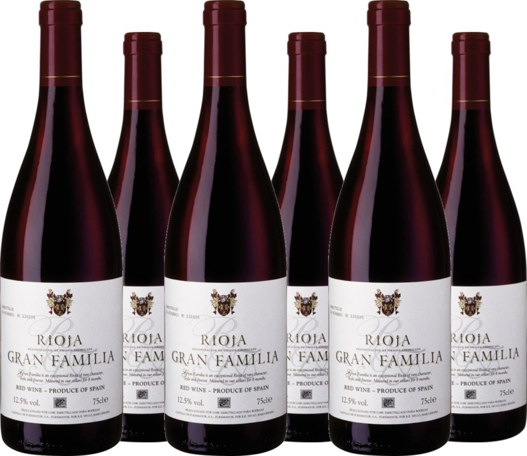 6er Vorteilspaket Gran Familia Rioja Rioja DOCa Bodegas Castillo de Fuenmayor