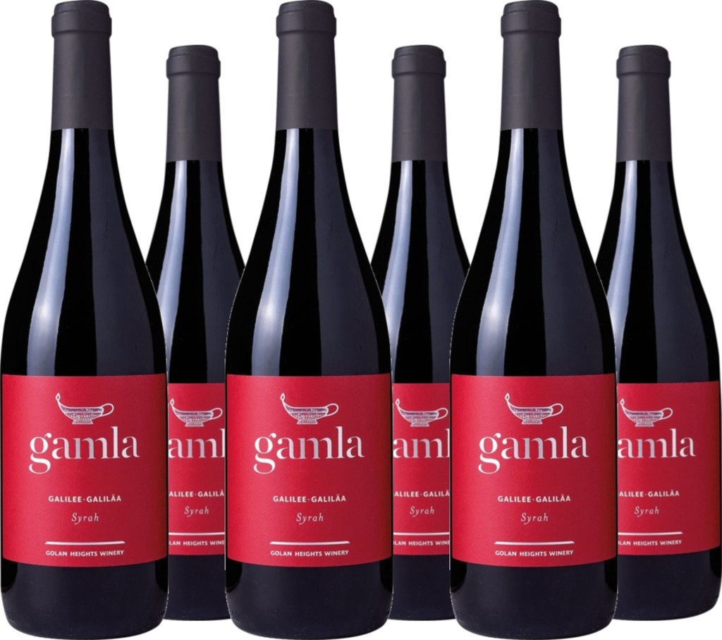 6er Vorteilspaket Gamla Syrah Galilee-Galiläa