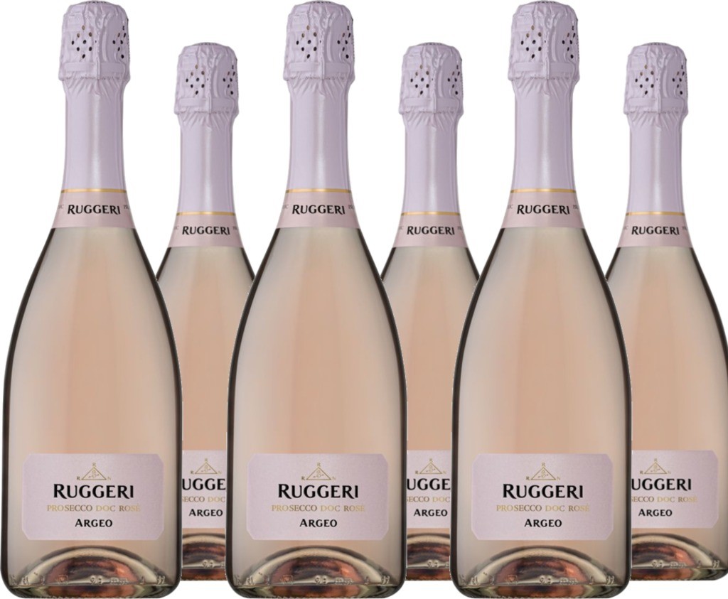 6er Vorteilspaket Argeo Rosé Prosecco DOC Treviso Brut Treviso DOC