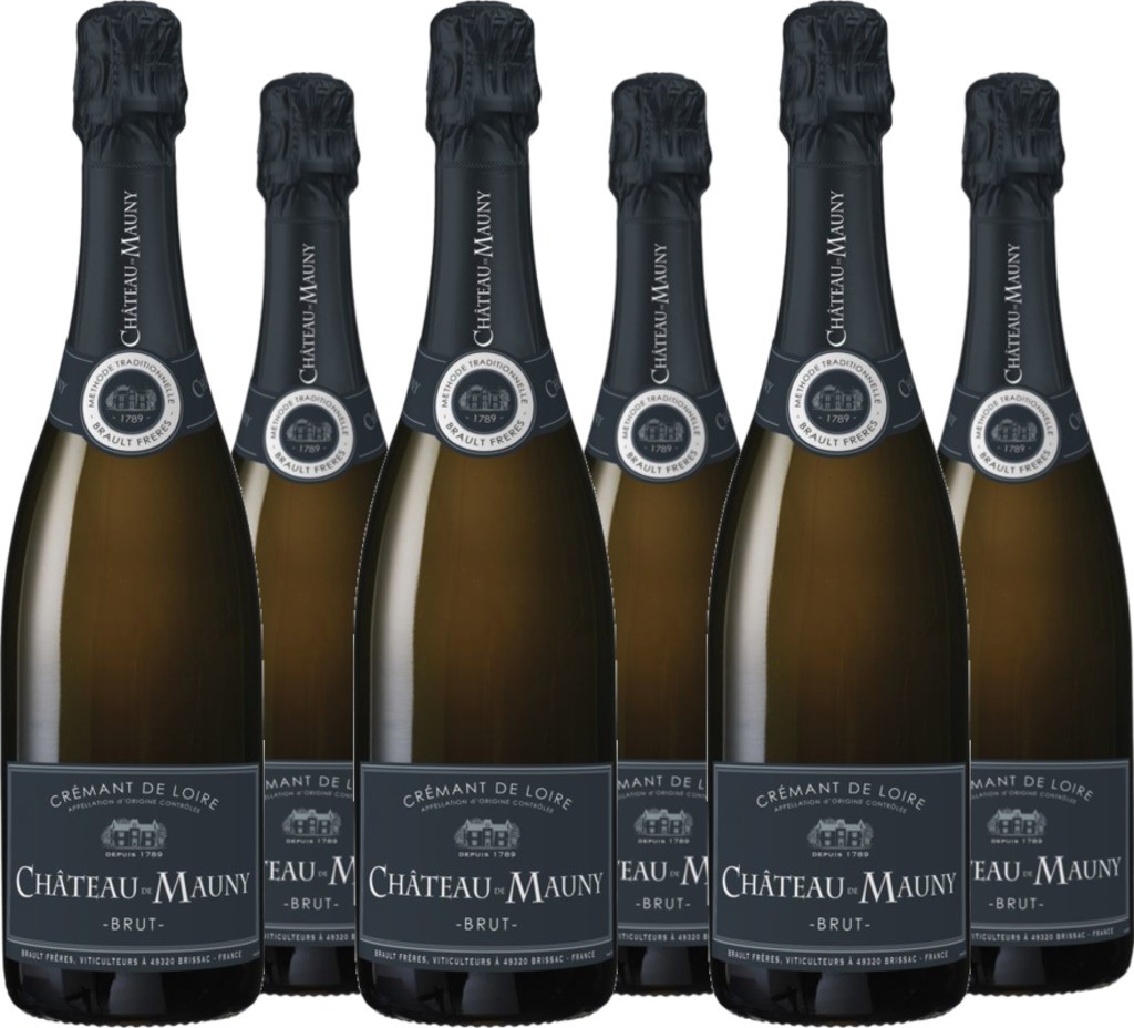 6er Vorteilspaket Cremant de Loire Brut AOC, Chat de Mauny