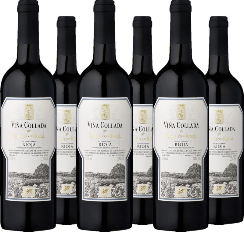 6er Vorteilspaket Vina Collada by Marqués de Riscal DOCa