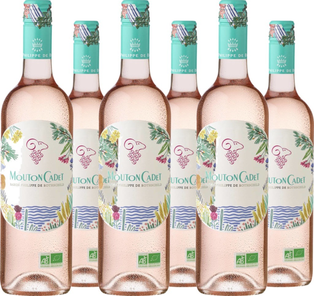 6er Vorteilspaket Mouton Cadet Rosé