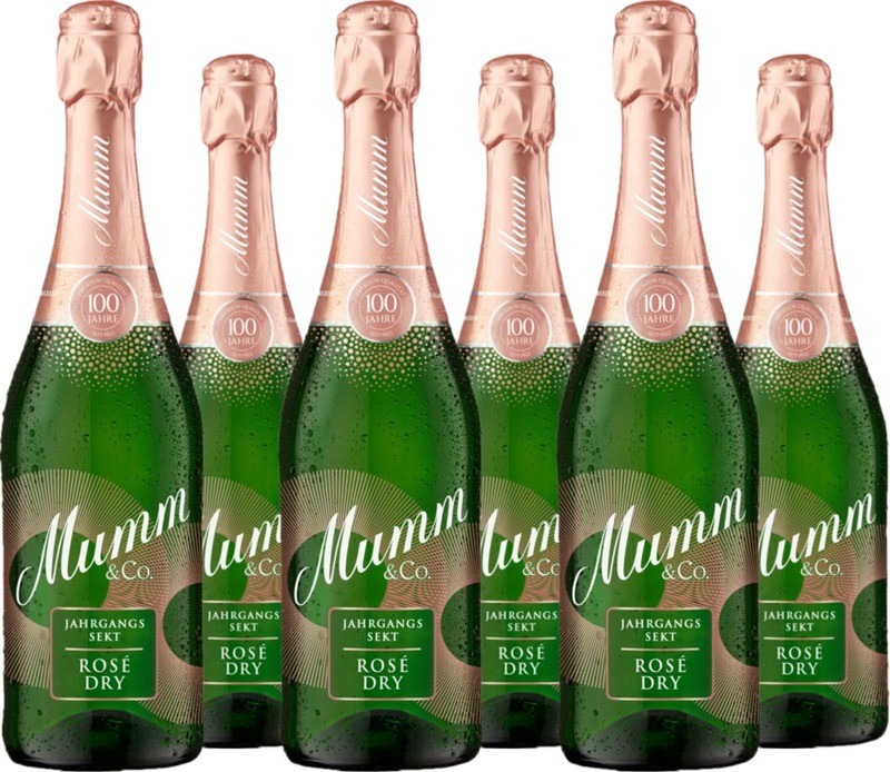 6er Vorteilspaket Mumm Rosé Dry