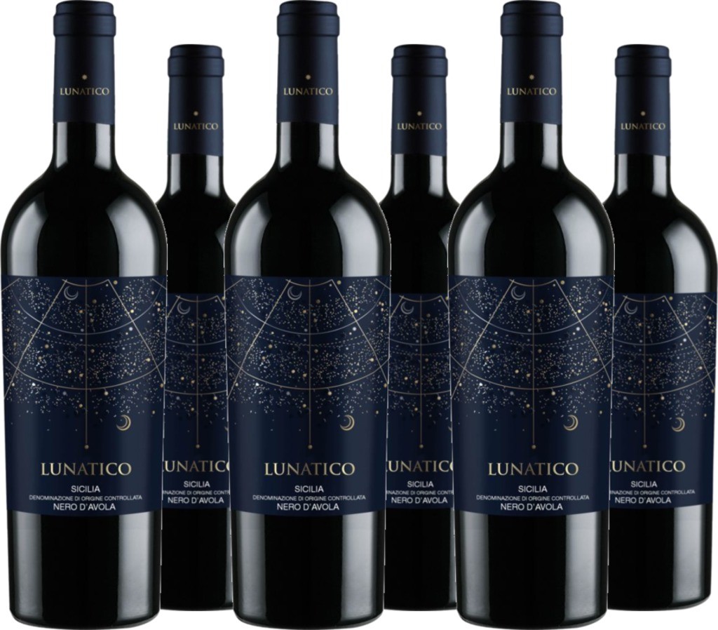 6er Vorteilspaket Lunatico Nero d'Avola