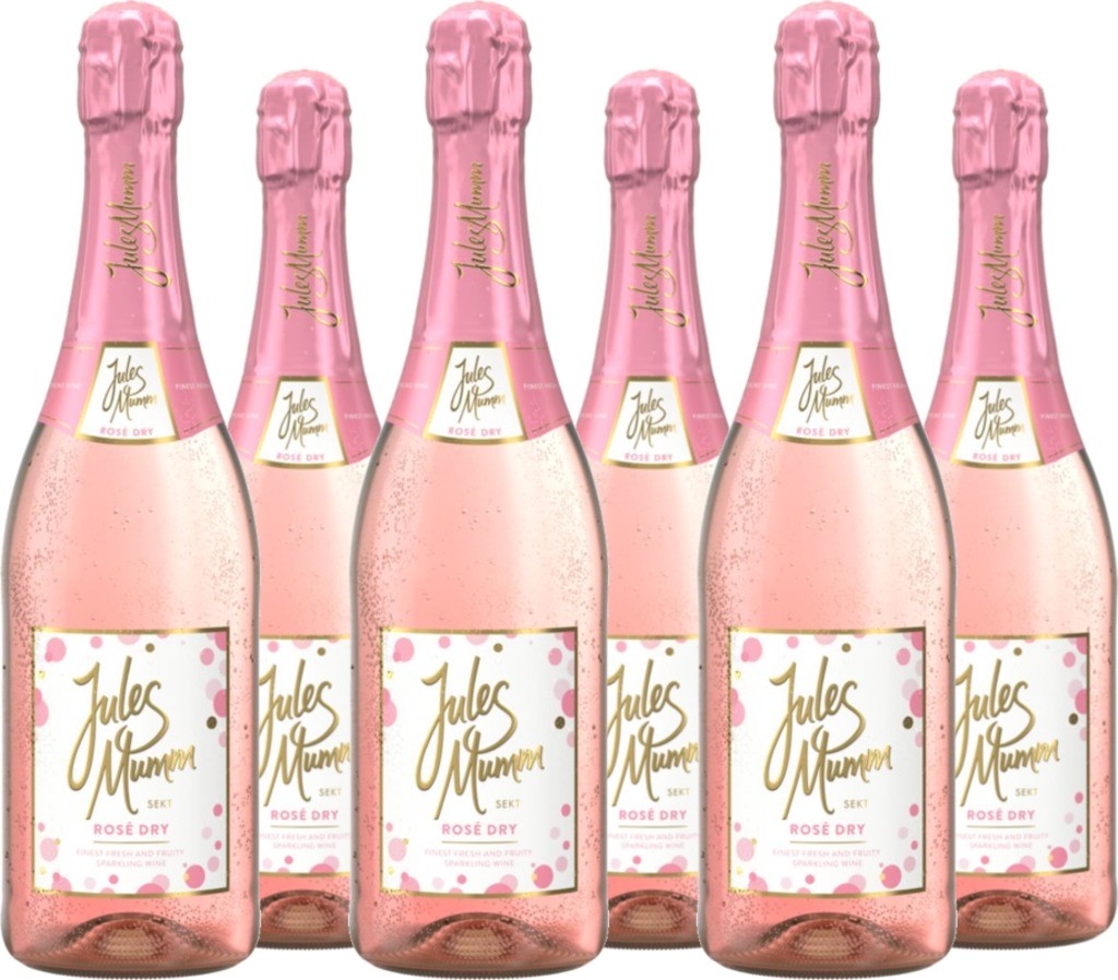 6er Vorteilspaket Jules Mumm Sekt Rosé Dry