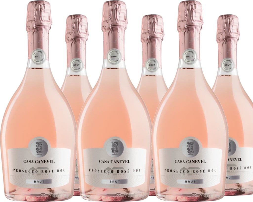 6er Vorteilspaket Casa Canevel Prosecco Rosé