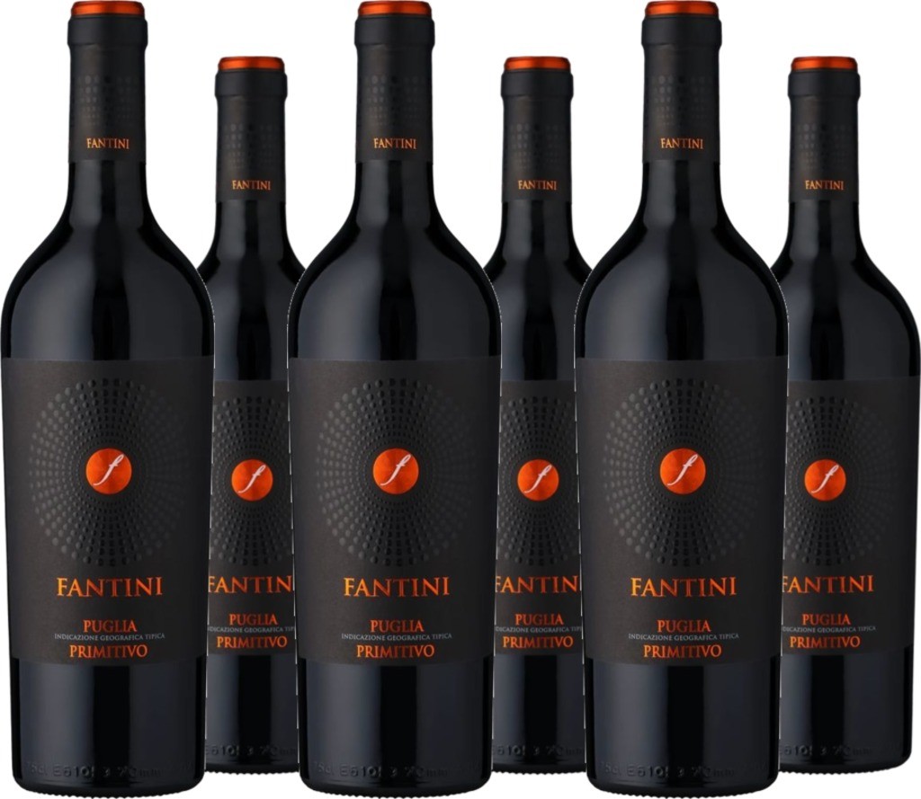 6er Vorteilspaket Fantini Primitivo IGT Puglia